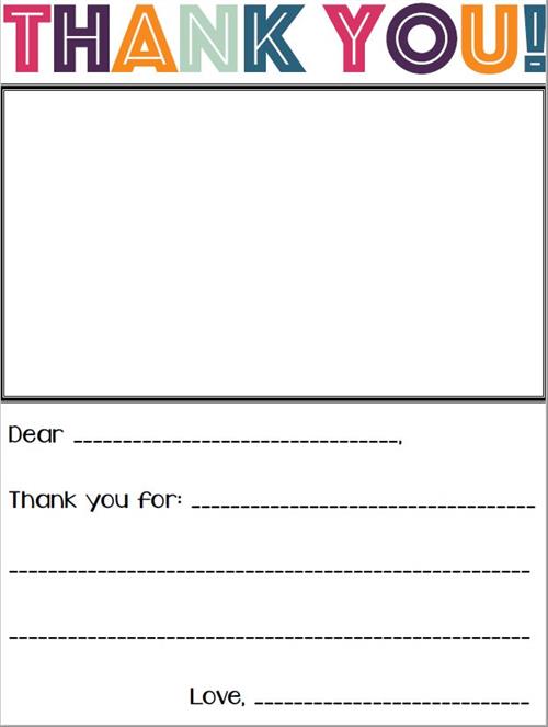 Thank you template 